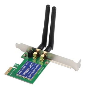 2 4G/5G 300Mbps Pci-E Dual Band Ap Drahtloser WLAN-Adapter Für Laptop KUI - Bild 1 von 7