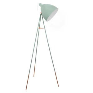 Stehlampe Lampe Wohnzimmer Stahl in mint, kupferfarben Stahl in mint, weiss E27 - Bild 1 von 5