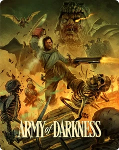ARMY OF DARKNESS (4K-UHD/BLU-RAY/STEELBOOK/COLL ED/1992) NEW DVD - Picture 1 of 1