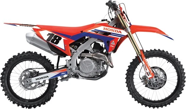 Factory Effex EVO 19 Shroud Graphics Kit for Honda CRF250R 4-Stroke 2004-2009 - Image 1 of 1