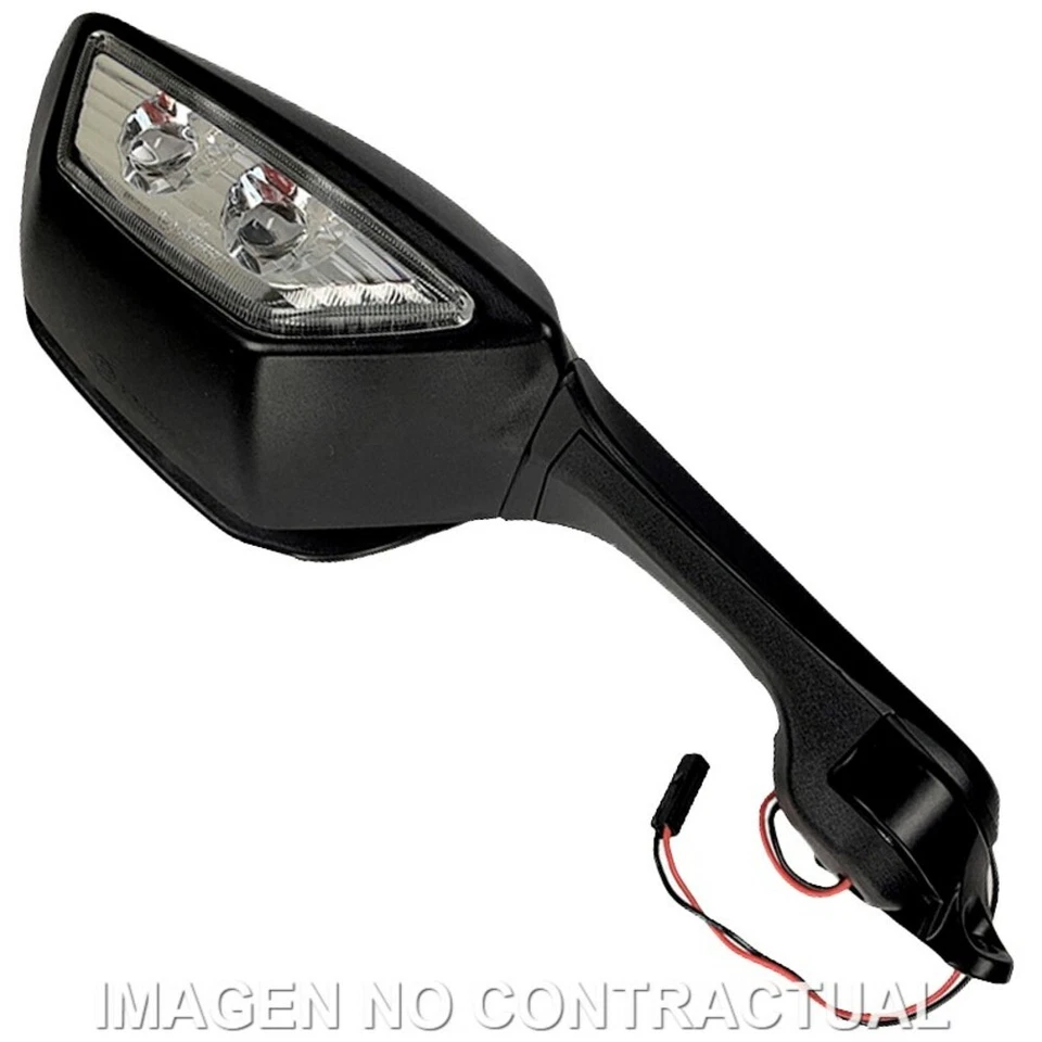 Expédition Gratuite Miroir HERT KAWASAKI 1000 ZX-10R (11-15) Droit Pour Moto - Photo 1/1