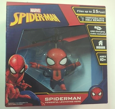 NEW Marvel Spiderman Powerful Levitating Hero Flies up to 15 Feet!   - Image 1 of 4
