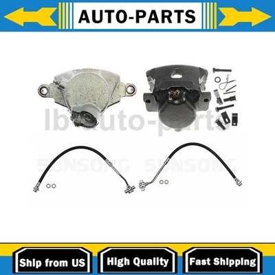 Pinza de freno delantera con mangueras lado conductor pasajero compatible con GMC Jimmy K1500 1981 Foto 1 de 4