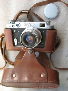 FED-2 rangefinder camera 35 mm Industar-26m 2,8/52 (USSR copy LEICA-II) 