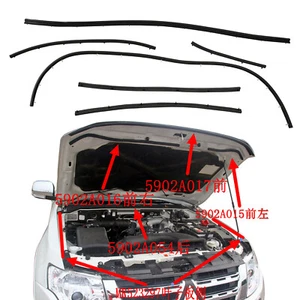 6 piezas Tira de clima tira delantera goma para Pajero Montero V93 V97 2008-2016 - Imagen 1 de 6