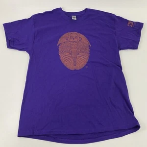 Museum Of The Earth Unisex Erwachsene T-Shirt Ithaca New York Lila Gr. Large Fossil - Bild 1 von 7