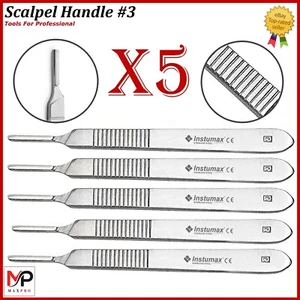Dental Scalpel Handle Stainless Steel Knife Blade Holder Surgical Instruments - Picture 1 of 3