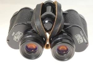 Carl Zeiss Jena Jenoptem DDR 8x30W East Germany Binoculars Small Multi Coat Lens - Picture 1 of 21