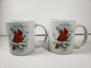 Juego de 2 tazas de té de café Cardinal Virginia Bird 10 ozs - Imagen 1 de 5