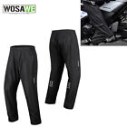 WOSAWE Men's Baggy Rain Pants Cycling Sports Waterproof Trousers with Shoe Cover