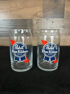 Juego de 2 latas de vaso de cerveza Pabst Blue Ribbon para coleccionistas en forma de PBR 6" NUEVO - Imagen 1 de 2