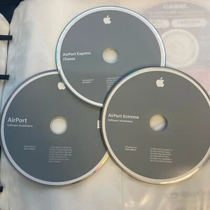 Apple AirPort Extreme Base Station Install Disc Set [3 Discs] - Afbeelding 1 van 2