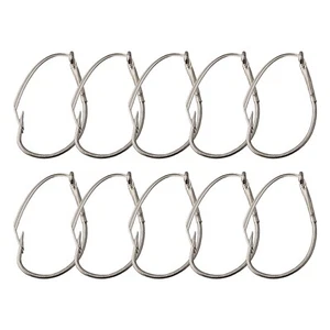 10pcs/Box High Carbon Steel Wacky Rig Hooks Weedless Barbed Fishig Wide Gap Hook - Bild 1 von 55