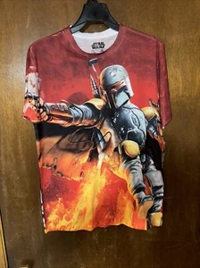 Camiseta Star Wars Boba Fett Gráfica Dos Caras Nuevas Etiquetas Pequeña - Imagen 1 de 5