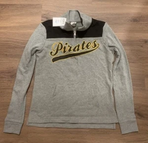Victoria's Secret Pittsburgh Pirates 1/4 zip jacket sweatshirt top sz XS - Picture 1 of 10
