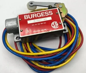 New Burgess MCRMN2 RH Mirco Limit Switch 15Amp 125/250/480vAC - Picture 1 of 4