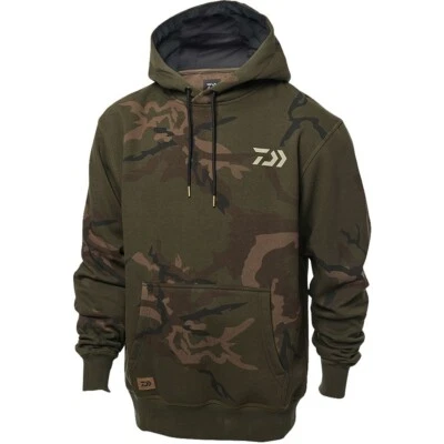 Daiwa Carp Camo Hoodie Gr. L Kapuzenpullover Hoody Pullover für Angler - Bild 1 von 3