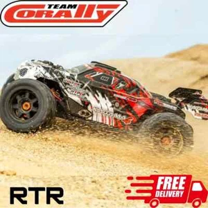 Team Corally Kagama 4 4S Brushless RC Monster Truck RTR 4x4 Basher Car Red - Picture 1 of 5