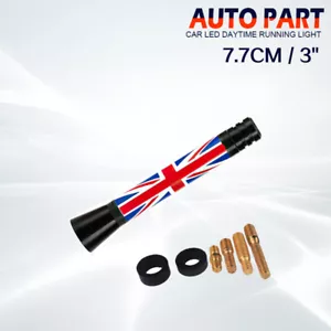 Se adapta a 02~18 MINI COOPER TECHO RÍGIDO 4.2"" ANTENA DEPORTIVA CORTA CONECTOR UNION BANDERA DEL REINO UNIDO ROJO - Imagen 1 de 7
