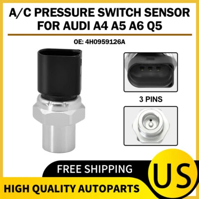Sensor interruptor de presión de aire acondicionado para Audi A3 A4 A5 A6 A7 A8 R8 Touareg 4H0959126A EE. UU. Foto 1 de 4
