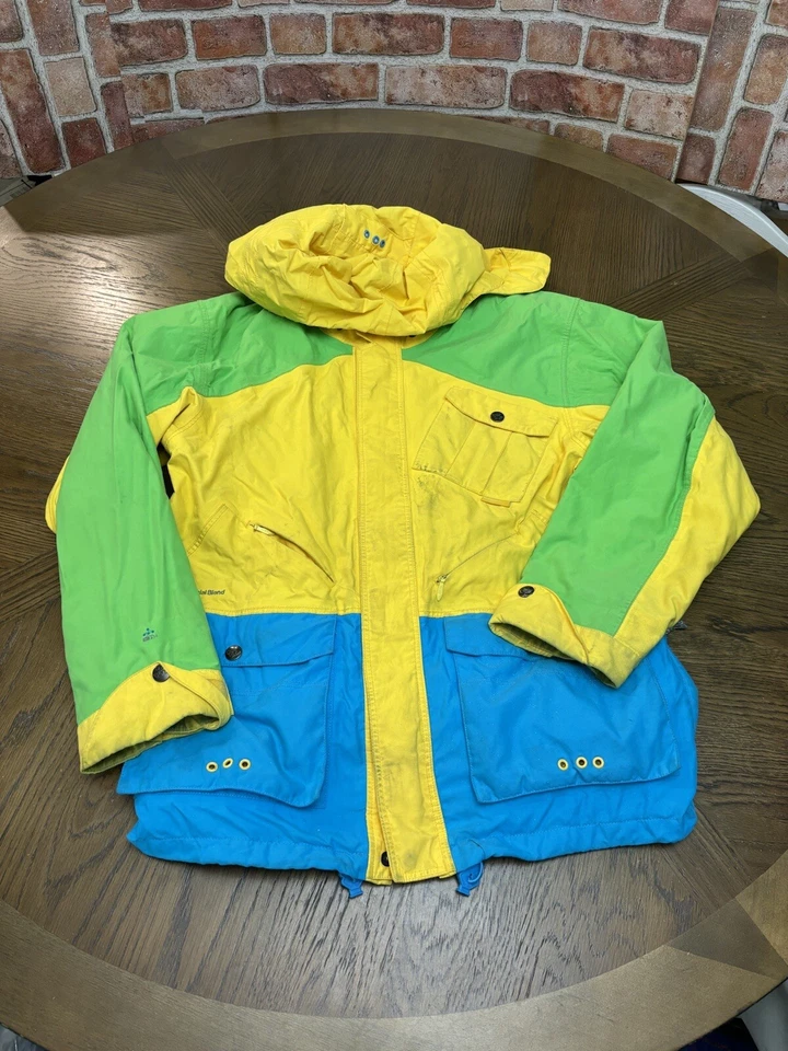 Chaqueta de Snowboard Vintage Cirrus Group 10k Mezcla Especial Hombres S Negrita Bloque de Color Foto 1 de 4