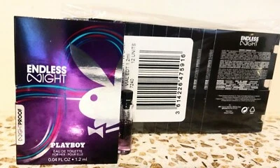 Endless Night Playboy eau de toilette para ella 0,04 fl oz 1,2 ml Cantidad 12 frascos Foto 1 de 2