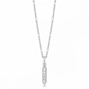 Necklace Guess UBN29105 Women Silver Guess Length 45 Jewellery NEW - Picture 1 of 1
