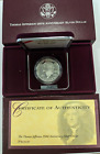 1993-S $1 US Mint Thomas Jefferson Proof Silver Commemorative Dollar OGP Box/COA