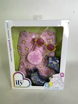Disney ily 4ever Rapunzel Paquete de Moda Ropa Botas Bolso Conjunto para Muñecas de 18 pulgadas Foto 1 de 4