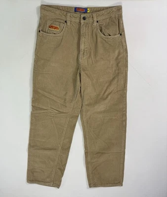 Pantalones de skate vintage Empyre Relax holgados de pana Y2K para hombre 30 (32x28) beige Foto 1 de 4