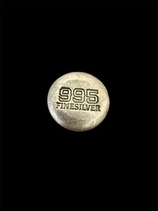 🔥Rare 3oz 995 Fine Silver Puck By Dennis England Low Mintage🔥 Fantasy Bar - Imagen 1 de 2