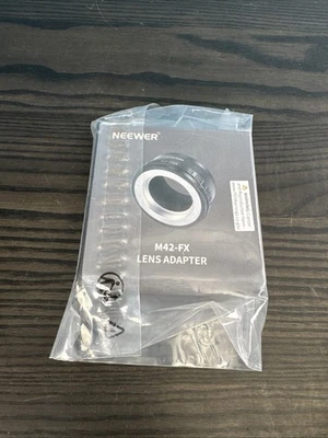 Адаптер крепления объектива NEEWER M42 на Fuji X для объектива M42 на Fujifilm серии X - Изображение 1 из 4
