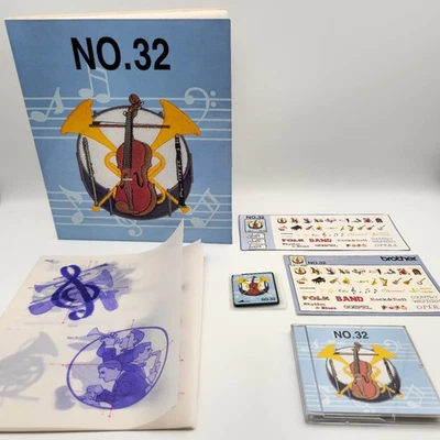 Brother Embroidery Design Card No.32 Music for Brother Baby Lock Bernina - image 1 of 4