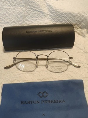 Barton Perreira ATTICUS Unisex Titanium Eyeglass Frame - Image 1 of 4