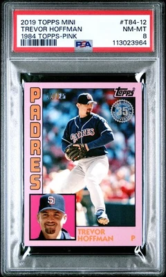 Trevor Hoffman - 2019 Topps On Demand Mini 1984 Topps Pink PSA 8 #11/25 Foto 1 de 2