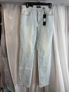 Men’s Fashion Nova Slim Fit Casual Jeans Fit Size 30 Light Color New With Tags - Picture 1 of 23