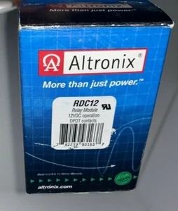 ALTRONIX RDC12 Relay Module 12VDC  DPDT CONTACTS - Picture 1 of 3
