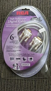 RCA High Performance Digital Super VGA 6' DT6S 24K Gold-Plated Connector New - Picture 1 of 2