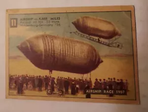 Canada "Race Against Time" Series Card #11 Airship Race 1907 2.5 x 3.5" - Picture 1 of 2