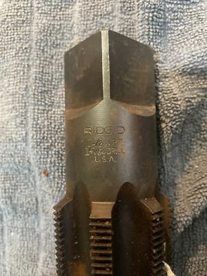 Ridgid 35850 E5119 1-1/2" NPT 11-1/2" TPI  Hand Pipe Tap - Image 1 of 2