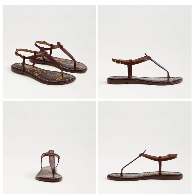 Sam Edelman Gigi Arce Cuero Marrón Tira en Tobillo Sandalia Mujer US Tallas 6-10 - Imagen 1 de 1