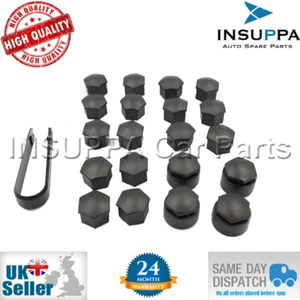 Wheel Bolt Nut Caps Cover Set For VW Passat Transporter Touran Sharan Eos 21X - Picture 1 of 9