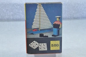 BC460 LEGO "Supplemental" #520 2x2 Plates - white (1961) A+/a - Imagen 1 de 4