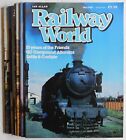 7 X RAILWAY WORLD Magazines - 1948 to 1956 - Job lot (all shown) Trains