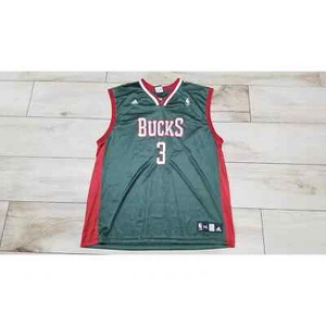 Men's Adidas Milwaukee Bucks Brandon Jennings NBA Basketball jersey - Picture 1 of 3