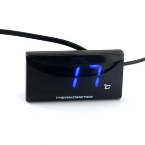 Digital Water Temperature Gauge Car Truck DC12V Temp Meter Thermometer W/ Sensor - Picture 1 of 12