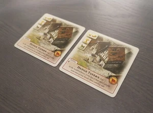 Rivalen um Catan Kartenspiel | Hedge Tavern Building Card x2 | Official Pieces - Bild 1 von 6