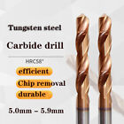 HRC58 Carbide drill 5.0 5.1 5.2 5.3 5.4 5.5 5.6 5.7 5.8 5.9 mm Straight shank
