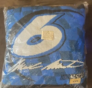 Vintage VIAGRA Mark Martin Nascar #6 Throw Pillow Decor 16” x 16” x 6”-RARE! - Picture 1 of 2