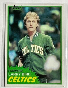 1981-82 Topps LARRY BIRD #4 Boston Celtics 1st SOLO - Picture 1 of 3